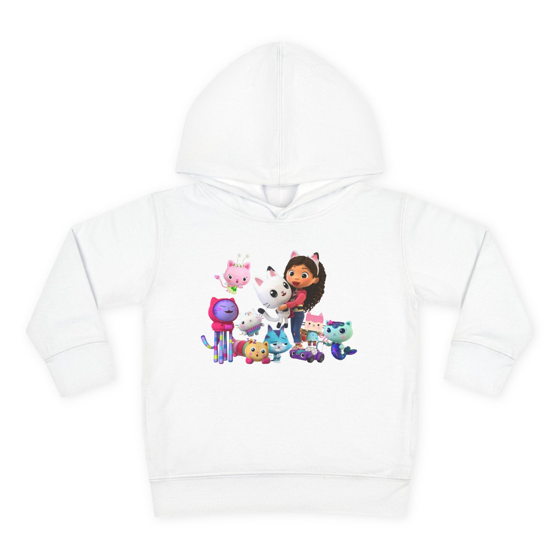 Cute Toddler Pullover Fleece Hoodie with Colorful Animal Friends, Kids Hoodie, Toddler Clothes, Cartoon Hooded Sweatshirt, Gift for Kids