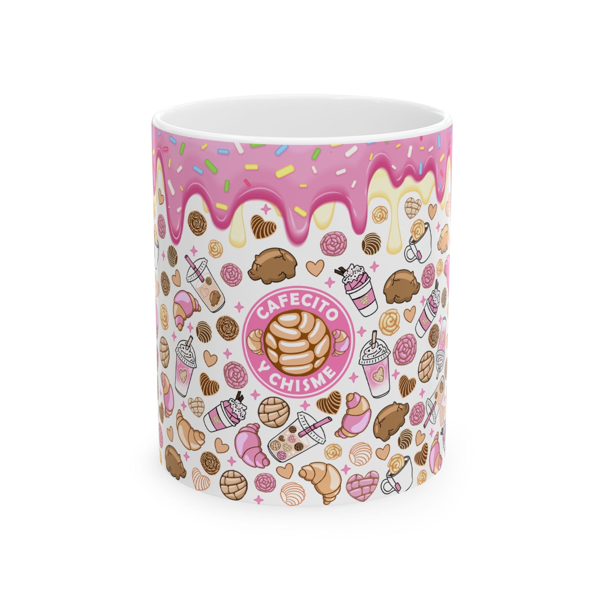 Cafecito Y Chisme Ceramic Mug