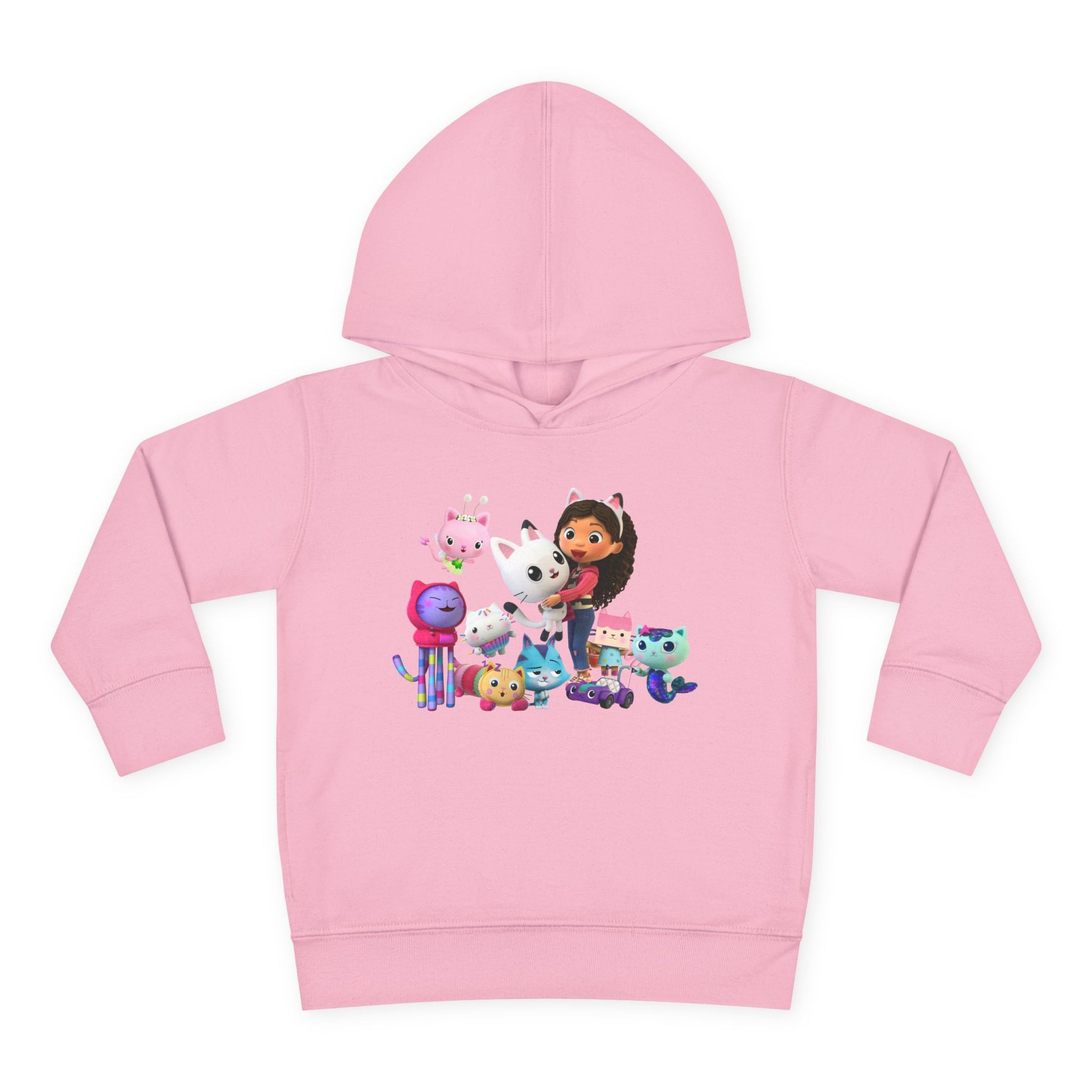 Cute Toddler Pullover Fleece Hoodie with Colorful Animal Friends, Kids Hoodie, Toddler Clothes, Cartoon Hooded Sweatshirt, Gift for Kids