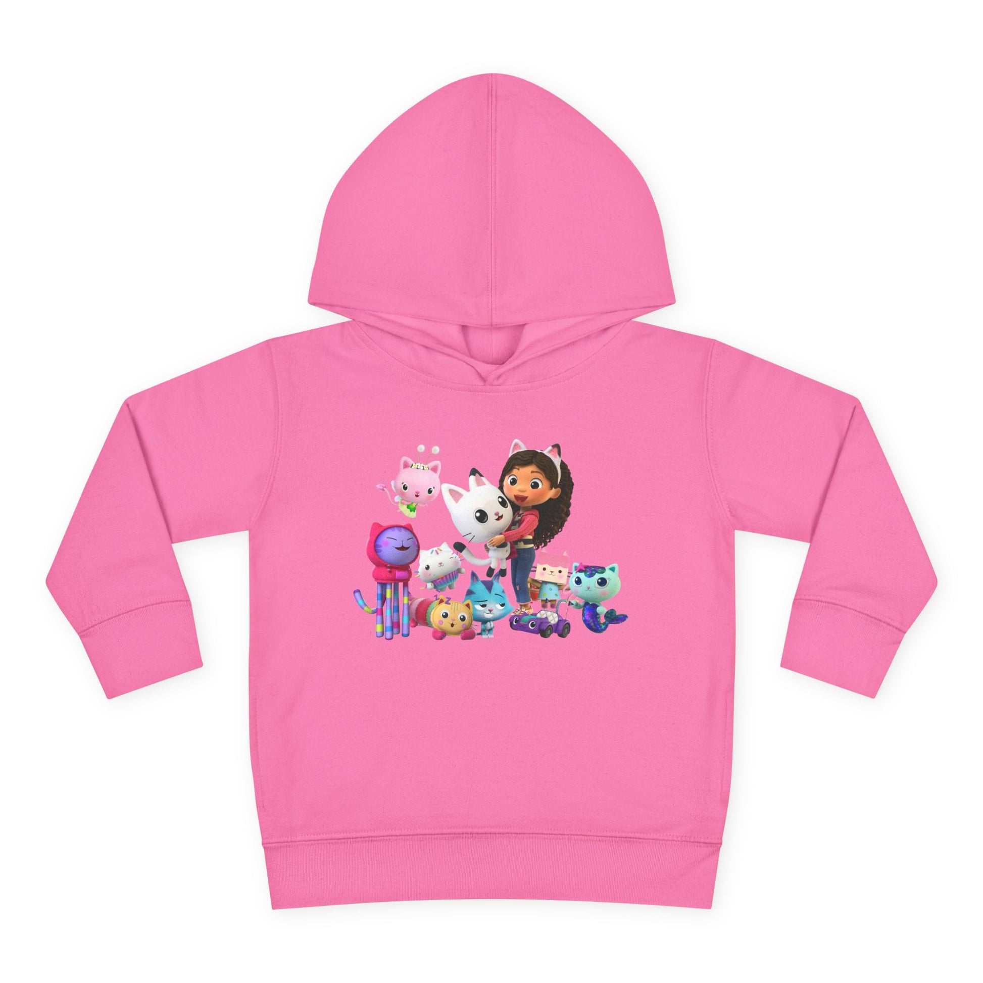 Cute Toddler Pullover Fleece Hoodie with Colorful Animal Friends, Kids Hoodie, Toddler Clothes, Cartoon Hooded Sweatshirt, Gift for Kids