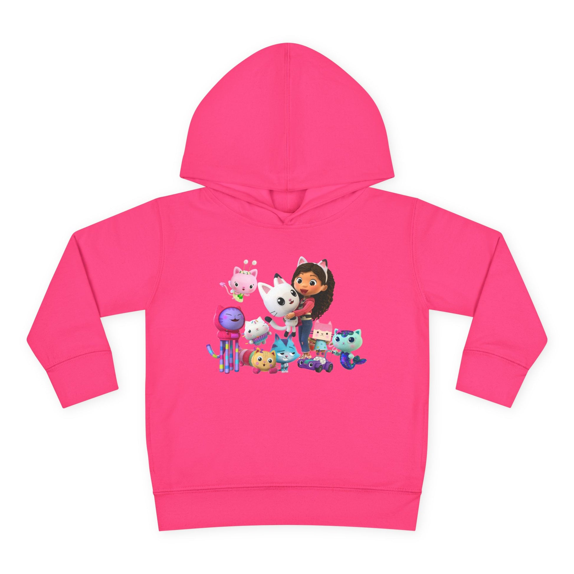 Cute Toddler Pullover Fleece Hoodie with Colorful Animal Friends, Kids Hoodie, Toddler Clothes, Cartoon Hooded Sweatshirt, Gift for Kids